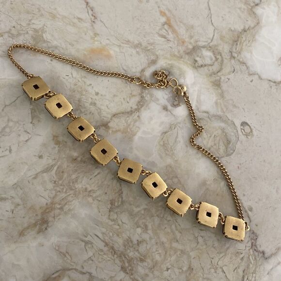 J.Crew Tortoise & Crystal Adjustable Necklace - Picture 12 of 12